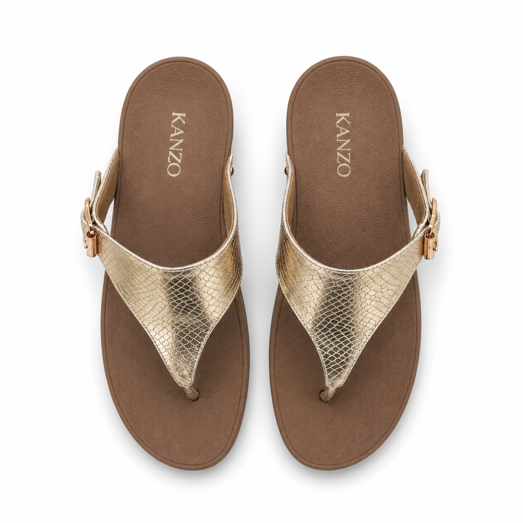 Kanzo ZenStep Women's Comfort Sandals | Lightweight Slip-On Flats
