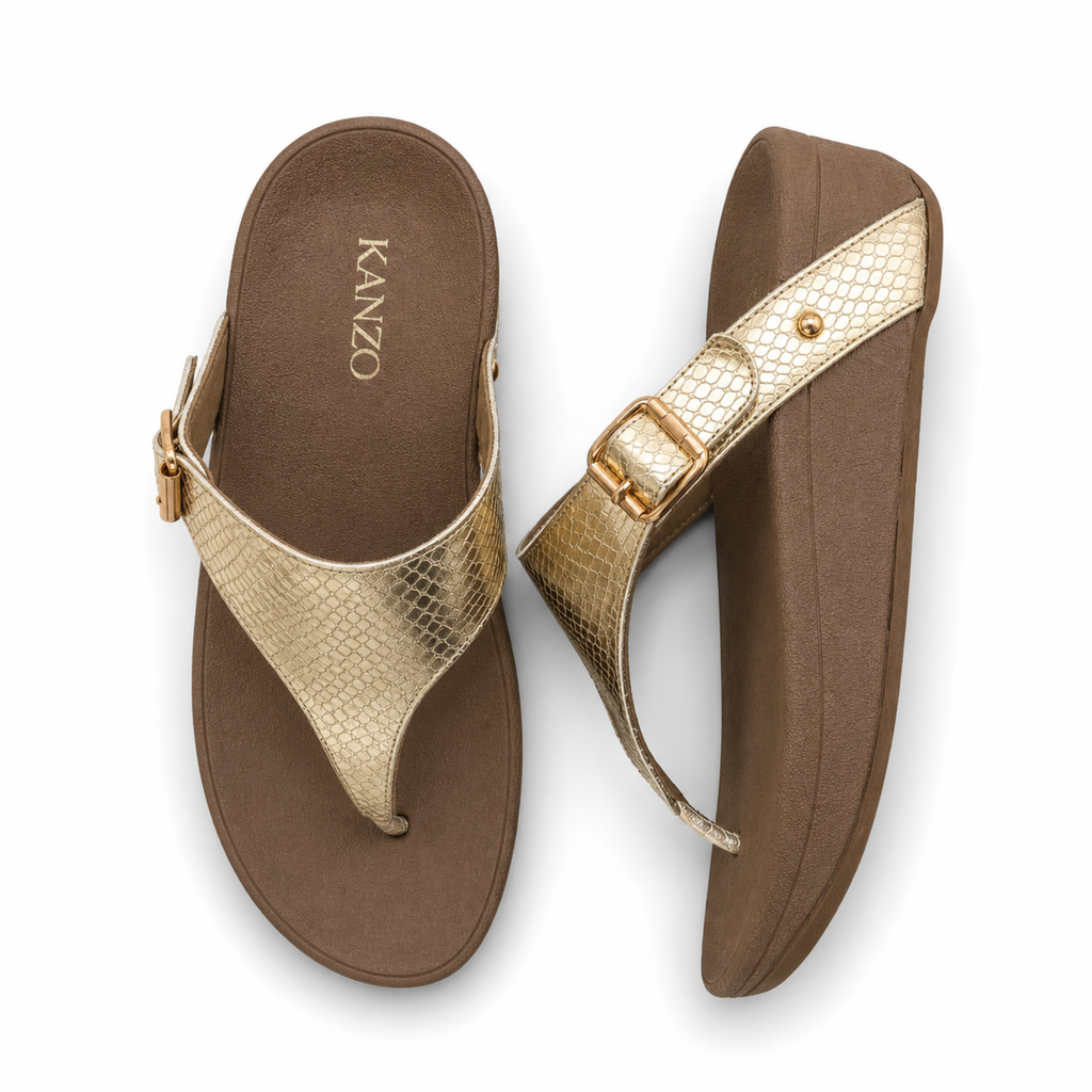 Kanzo ZenStep Women's Comfort Sandals | Lightweight Slip-On Flats