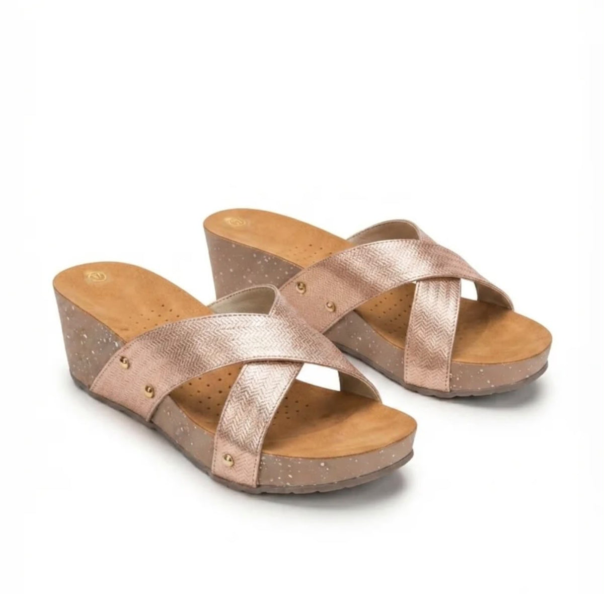 Rosé Cross Wedge